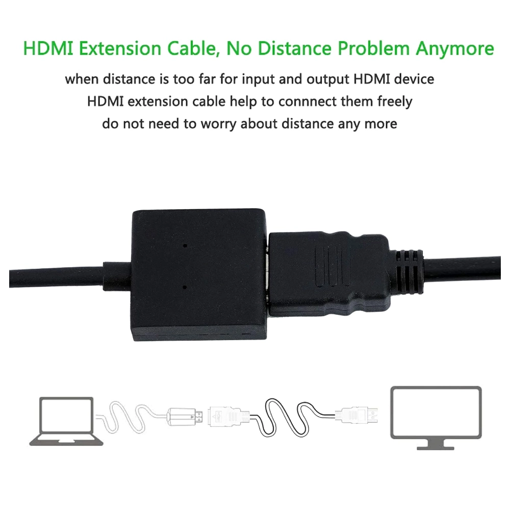 HDMI Extension Cable Male To Female 10cm view 3